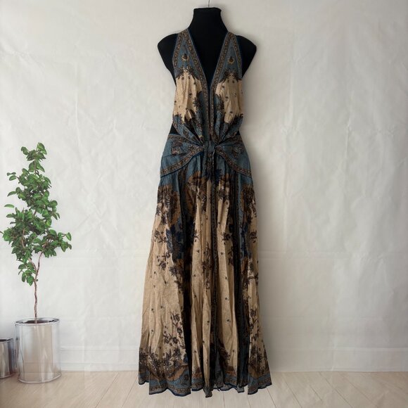 Zimmermann Ascension Halter Maxi Dress